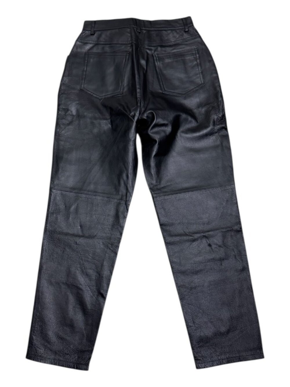 FORENZA GENUINE LEATHER Designer Vintage Retro Casual Pants Womens Small - Picture 4 of 6